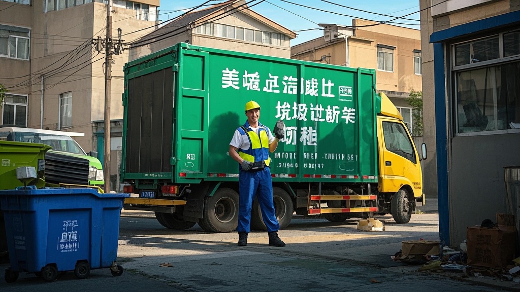 垃圾不用自己搬！美城迅洁上门服务，省心又省力(图1)