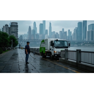 南岸区，弹子石街道，长嘉汇，滨江仿古石板路，重庆美城迅洁上门